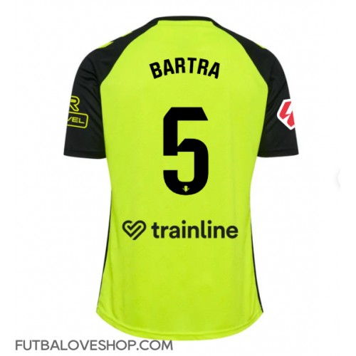 Dres Real Betis Marc Bartra #5 Preč 2024-25 Krátky Rukáv